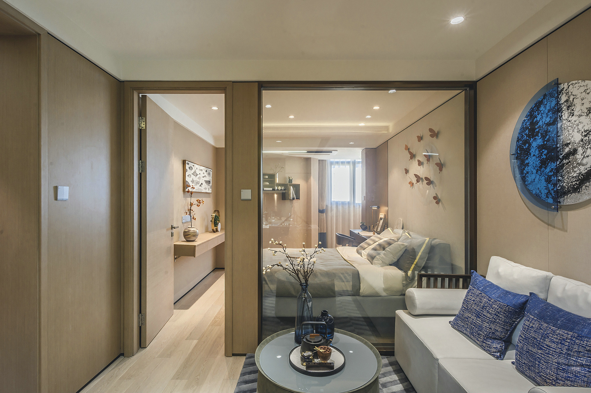 南京130平米的低調(diào)奢華，打造現(xiàn)代中式風(fēng)格家