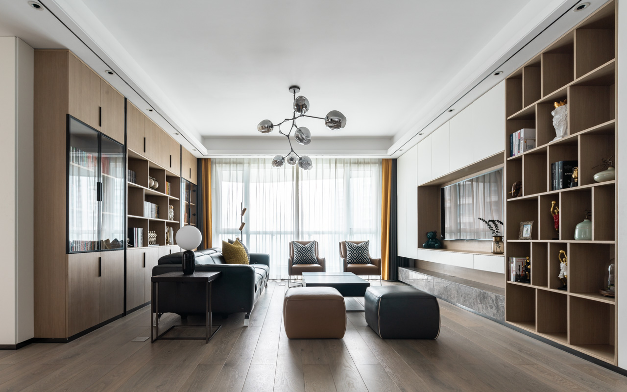 南京現(xiàn)代簡約風裝修，簡單也能高大上 